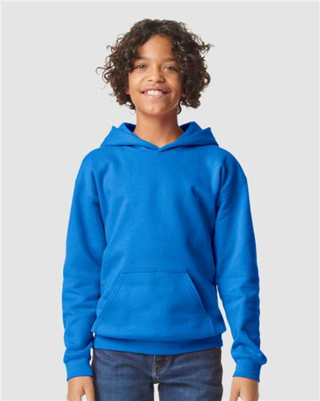 Gildan® Softstyle Youth Midweight Long Sleeve Hooded Sweatshirt